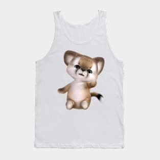 Aorable happy cute furry Puma Tank Top